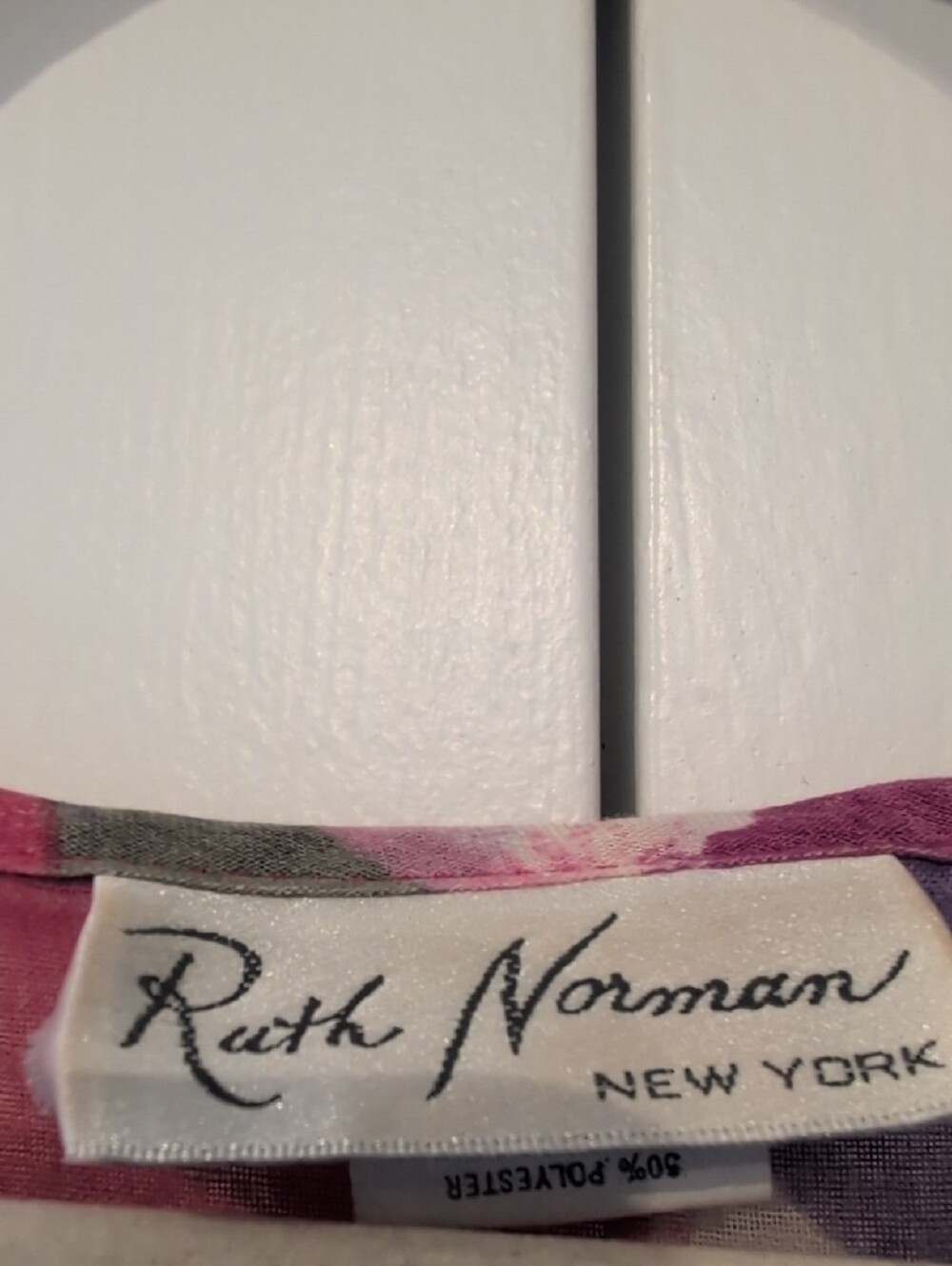 Vintage Ruth Norman New York Watercolor Tulip Kaftan - Picture 4 of 9